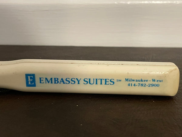a** Vintage Embassy Suites Hotel Staple Remover Removal Puller Advertisement Milwaukee Wisconsin