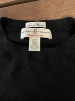 *Mens FAIRWAY & GREENE Italian Merino Black Wool Sweater Long Sleeve Sz Large