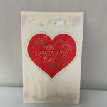 a* Vintage Used Valentine’s Day Darling Wife Greeting Card Crafts Scrapbooking