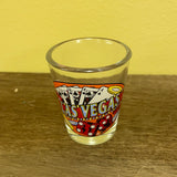 € Set/3 Shot Glasses Las Vegas Nevada Gambling Harrahs
