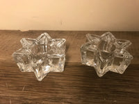 *Glass Taper Candle Holders Variety of Designs