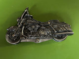 a* Vintage 1998 Harley Davidson Road King Motorcycle Folding Pocket Knife in Case