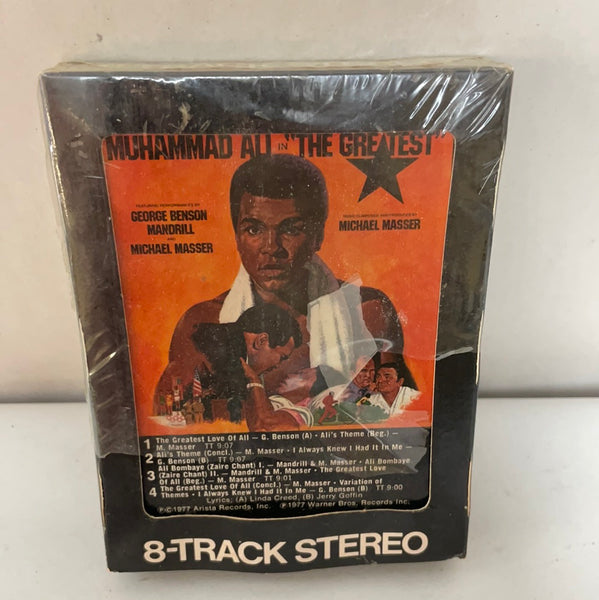 *Vintage Muhammad Ali in The Greatest Hits Soundtrack 8 Track Cartridge