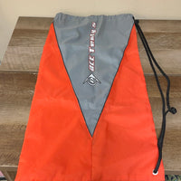 DUNLOP Sport Orange & Gray Drawstring Bag Sack Backpack Nylon