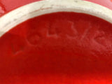 Vintage Rare German POTTERY Piroschka Gallo Villeroy & Boch Glazed Pottery Green Red Serving Bowl 1972 Retired