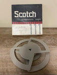 <€€ Vintage Scotch 111 Magnetic Projector Tape Reel  1/4" x 1200' 7"