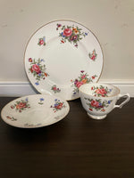 <€€ Vintage Crown Staffordshire Fine Bone China England 6 Boxed Sets of 3pc Heirloom Treasures