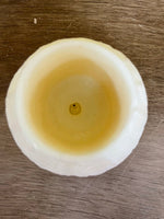 ~ NEW Single LED Candle Unscented Handcrafted Pillar Ivory 3” Diam x 3.25” H Volcanica
