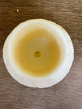 ~ NEW Single LED Candle Unscented Handcrafted Pillar Ivory 3” Diam x 3.25” H Volcanica