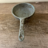 *Vintage NEW IDEAL Green Cast Iron 3 Legged Mortar Pharmacy Apothecary