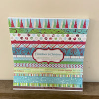 <€€ NEW My Mind’s Eye COUNTDOWN TO CHRISTMAS 54 sheet 18 Designs 12" x 12" Scrapbook Pack Specialty Paper