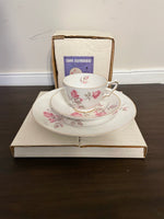 Vintage Crown Staffordshire Fine Bone China England 6 Boxed Sets of 3pc Heirloom Treasures