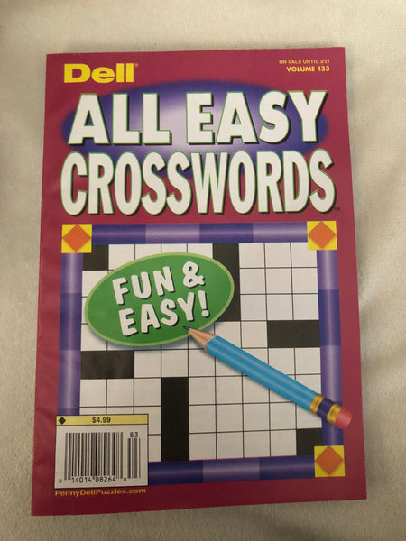 NEW Dell’s All Easy Crosswords March  2023 Volume 133