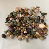 *Lot Colored Polished Rocks Decor Fillers Accents Crafts Candles Floral