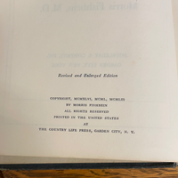 Vintage 1954 The Popular Medical Encyclopedia Morris Fishbein Hardcover
