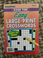 NEW Large Print Crossword PUZZLES Magazines Summer 2022 Publication PennyPress Good Time