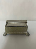 a** Vintage Better Packages LABELOR #202 & Brush Cast Iron Postal Box Silver