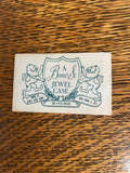 *Vintage BOND St. Locking Jewelery Case Cream w/ Pink Velvet Lining & Mirror