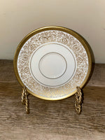 €€ PICKARD MONACO Ivory Gold Border Design and Rim Retired China Set Variety of Pieces