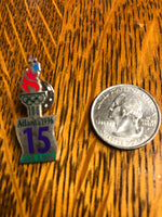 a* Vintage 1996 Summer Olympics 100th Olympic Torch Atlanta Georgia USA Lapel Hat Pin