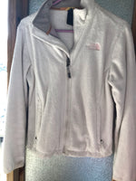 Womens Small/Petite NORTH FACE White Jacket Fleece