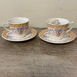 €€ (updt EB list) Vintage Royal Doulton MICHELHAM D6073 Demitasse Floral Asian Variety of Pieces