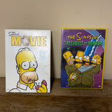 a* Lot/2 The Simpsons Movie (DVD, 2007, Full Frame) And TreeHouse of Horror DVD