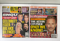 € NEW Set/2 NATIONAL ENQUIRER & NATIONAL EXAMINER Magazine April 4 2022