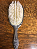 Vintage Ornate Silver Handheld 8” Vanity Brush