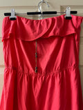 Womens Juniors Small SPEED CONTROL New York Red Strapless Casual Dress