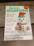 € Lot/2 Vintage Good Housekeeping Magazines Christmas Holiday Dec 1974 and 1975