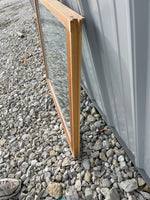 a** Wood Frame Encased Single Pane Window Art Projects 32” L x 27-1/4” H x 2” D w/ lock #11A