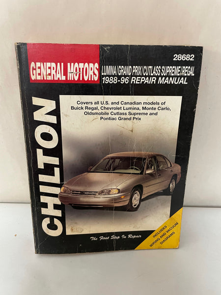 Chilton Auto Repair Manual GM Lumina, Grand Prix, Cutlass Supreme, Regal 1988-1996 28682
