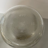 ~€ Vintage Clear Glass MTC 10.5” Jar Lid w/ Holes BUG Catcher Empty 4179