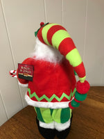 a** Vintage New Mingle & Jingle Cracker Barrel 17” Santa Doll Tags Retired