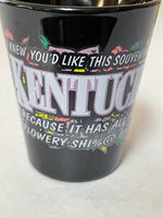 *Pair Set/2 Shot Glasses Tennessee Kentucky