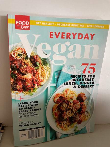 NEW Food to Love Everyday Vegan 75 Recipes Oct 2022