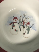 *Vintage Royal Seasons Stoneware Snowman Snowmen Set Retired
