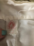 Vintage Girls Sz 8 Official CAMP FIRE Girls Scout White Button Down Short Sleeve Shirt Uniform