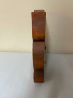 *Vintage MCM Wood Painted Owl Plexiglass Display Jar Removable Top