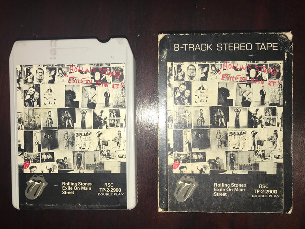 *Vintage MUSIC Rolling Stones EXILE ON MAIN STREET 1st Release Original Double Play 1972 TP-2-2900 8 Track Cartridge