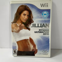 a* Nintendo Wii Video Game Jillian Michaels Fitness Ultimatum 2010 Case & Manuals