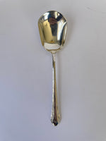 Vintage 1933 Alvin Sterling Silver CHASED ROMANTIQUE Pattern 6-1/8” Sugar Spoon