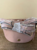 a** NEW Victoria's Secret Pink Studded Leather Handbag Crossbody Festival Bag Purse NWT
