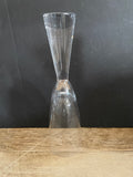 Set of 5 Crystal Glass Heavy Stemmed 8.25” Barware Flutes Glasses Goblets