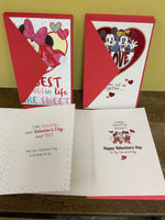 [Updt] Mixed Lot of 16 New Valentine Cards 2 Designs,  Disney Mickey & Minnie Wholesale Retail Resale w/ Envelopes 2022