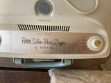 Vintage Working SCHICK Petite Salon 4 Temps Hairdryer Blue Case Nail File Dryer