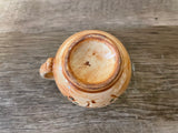 Vintage Pottery Gold Brown Glaze Rooster 2.5” Pitcher Handle