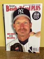 (V) BECKETT BASEBALL CARD PLUS Magazine Vintage 2005 March/April #16 Randy Johnson Yankees