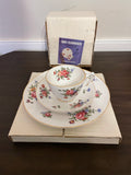 Vintage Crown Staffordshire Fine Bone China England 6 Boxed Sets of 3pc Heirloom Treasures